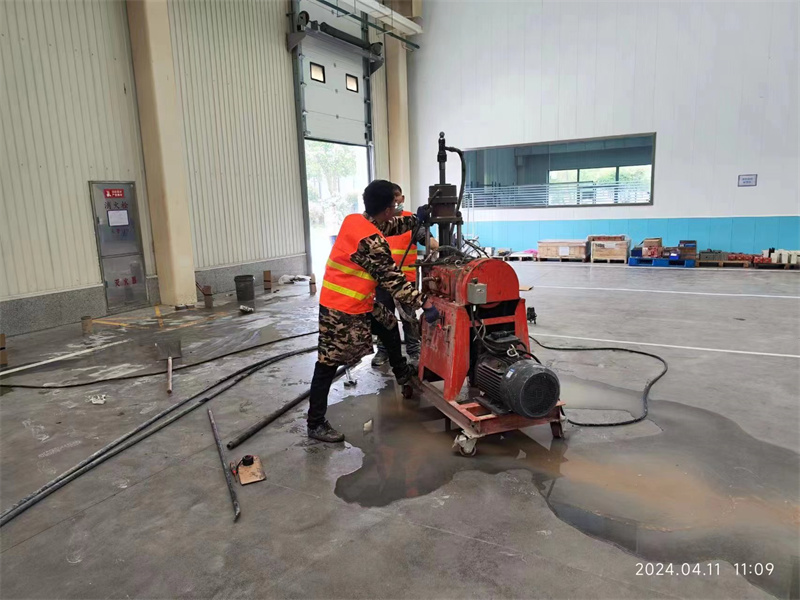 德清厂房地面下沉塌陷注浆加固施工